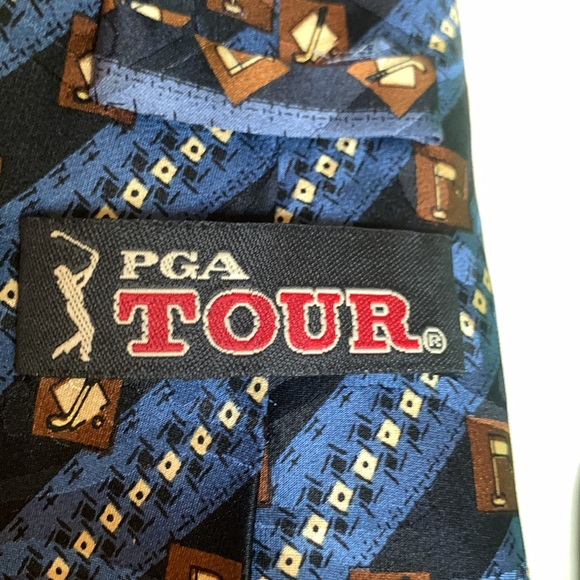 PGA OFFICIAL PGA TOURNAMENT CHAMPIONSHIP GOLF GOLFER NECKTIE - Picture 6 of 13